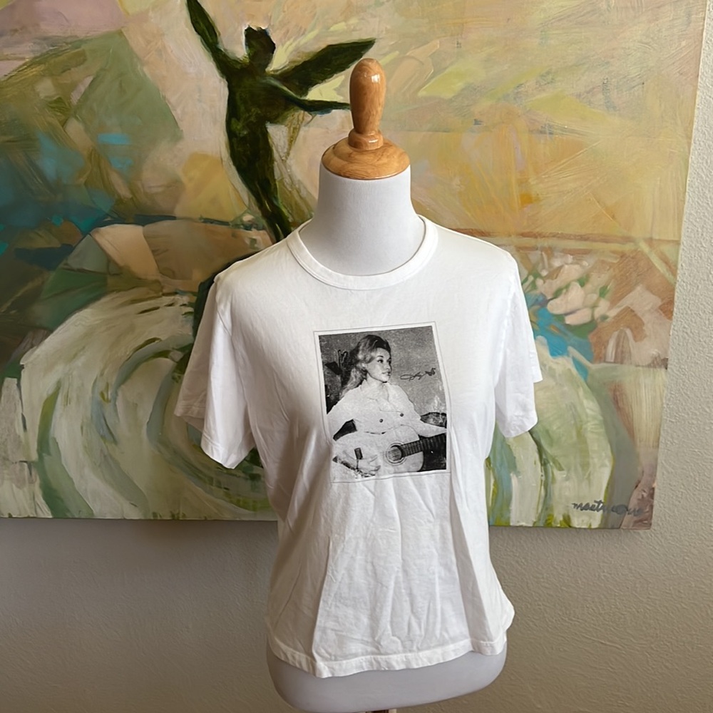 Abercrombie Dolly Parton Skimming Tee womens medium